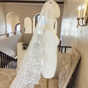 Chantilly Eyelash Lace Veil